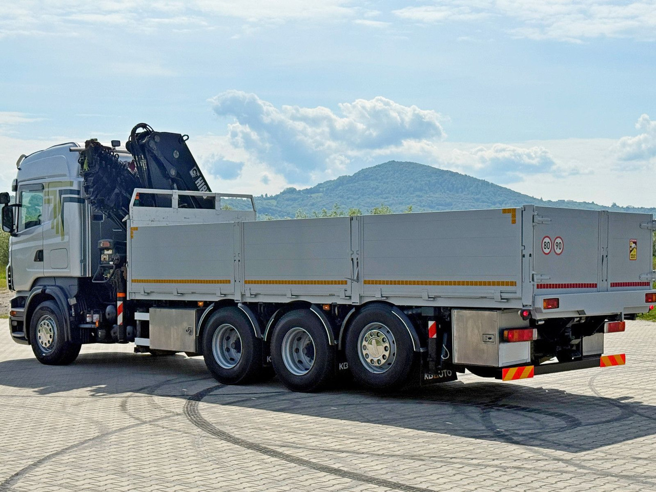 Caminhão grua Scania R480 PRITSCHE 6,85m *HIAB 377 E-8 HIPRO/FUNK*8x4: foto 7