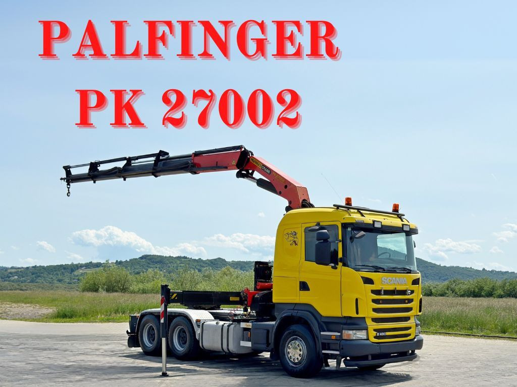 Scania R480 * Sattelzugmaschine + PK 27002 + FUNK /6x4 - Caminhão grua: foto 1 Scania R480 * Sattelzugmaschine + PK 27002 + FUNK /6x4 - Caminhão grua: foto 1