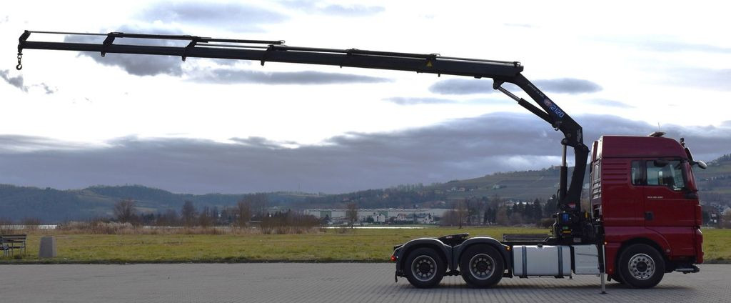 MAN TGX 28.480 Sattelzugmaschine + HMF 2120 K5/FUNK - Tractor: foto 5 MAN TGX 28.480 Sattelzugmaschine + HMF 2120 K5/FUNK - Tractor: foto 5