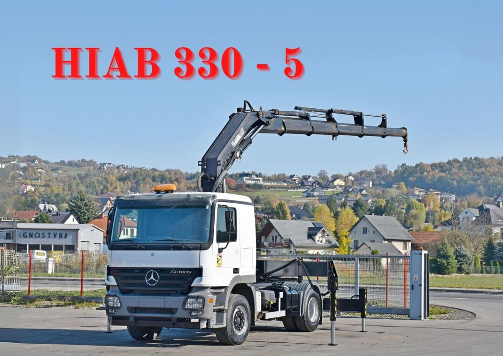 Mercedes-Benz ACTROS 1844 * Sattelzugmaschine *HIAB 330-5/FUNK - Tractor: foto 1 Mercedes-Benz ACTROS 1844 * Sattelzugmaschine *HIAB 330-5/FUNK - Tractor: foto 1