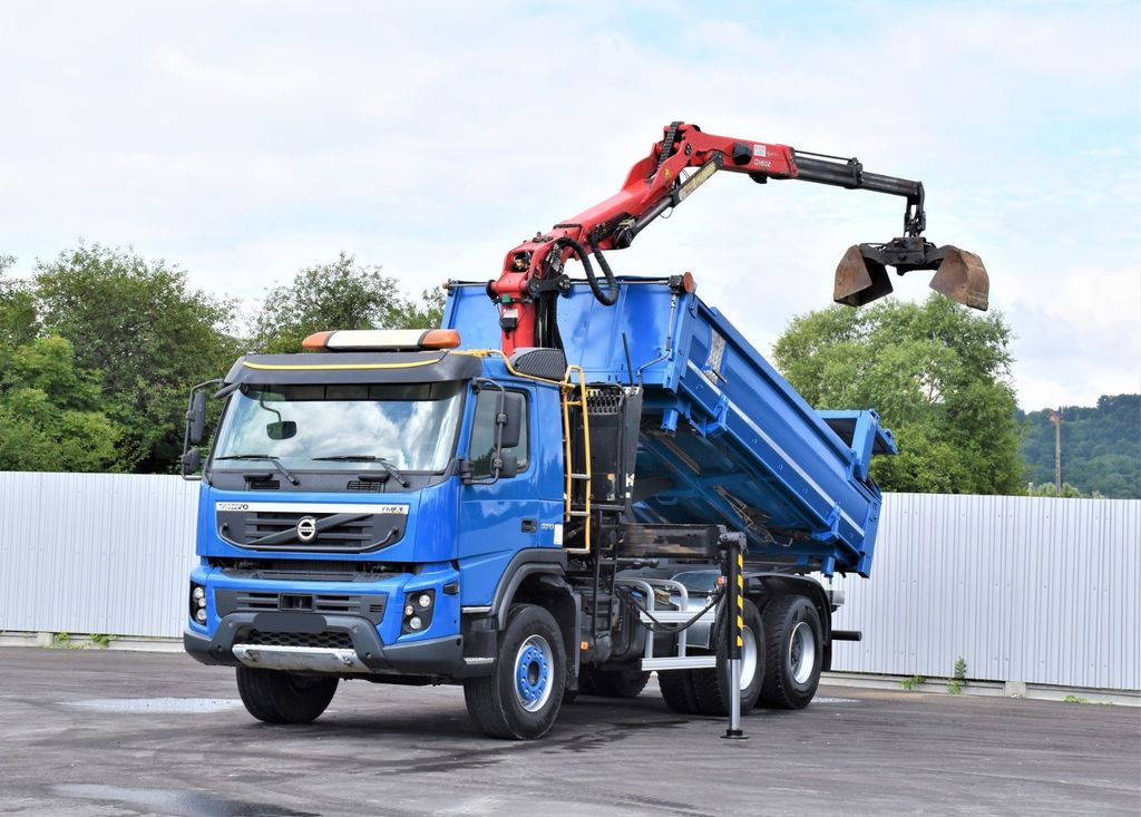 Volvo FMX 370 Kipper 4,90m *EPSILON Q150Z/FUNK*6x4 - Caminhão basculante, Caminhão grua: foto 2 Volvo FMX 370 Kipper 4,90m *EPSILON Q150Z/FUNK*6x4 - Caminhão basculante, Caminhão grua: foto 2