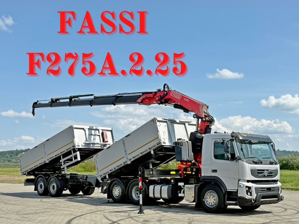 Volvo FMX 420* FASSI F275.2.25 + FUNK + Anhänger / TOP - Caminhão grua: foto 1 Volvo FMX 420* FASSI F275.2.25 + FUNK + Anhänger / TOP - Caminhão grua: foto 1