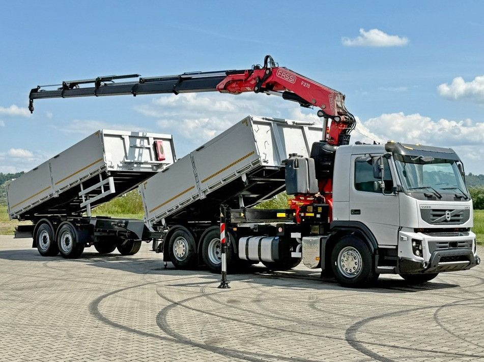 Volvo FMX 420* FASSI F275.2.25 + FUNK + Anhänger / TOP - Caminhão basculante, Caminhão grua: foto 2 Volvo FMX 420* FASSI F275.2.25 + FUNK + Anhänger / TOP - Caminhão basculante, Caminhão grua: foto 2