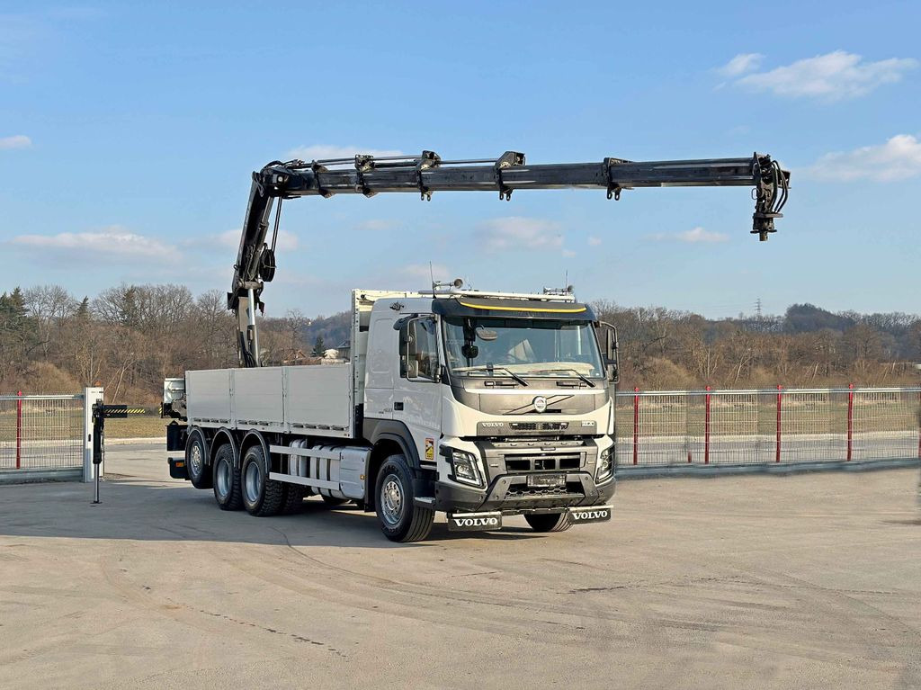 Volvo FMX 460 HIAB X - HIPRO 302 EP - 5 + FUNK/ 8x4 - Caminhão grua, Camião de caixa aberta/ Plataforma: foto 2 Volvo FMX 460 HIAB X - HIPRO 302 EP - 5 + FUNK/ 8x4 - Caminhão grua, Camião de caixa aberta/ Plataforma: foto 2