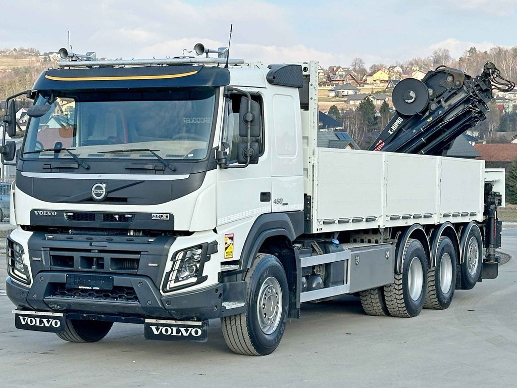 Volvo FMX 460 HIAB X - HIPRO 302 EP - 5 + FUNK/ 8x4 - Caminhão grua, Camião de caixa aberta/ Plataforma: foto 3 Volvo FMX 460 HIAB X - HIPRO 302 EP - 5 + FUNK/ 8x4 - Caminhão grua, Camião de caixa aberta/ Plataforma: foto 3