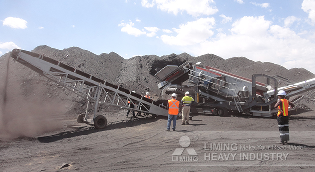 Liming 100-150 tph Mobile Screening Plant Mobile Vibrating Screen - Peneira vibratória: foto 2 Liming 100-150 tph Mobile Screening Plant Mobile Vibrating Screen - Peneira vibratória: foto 2
