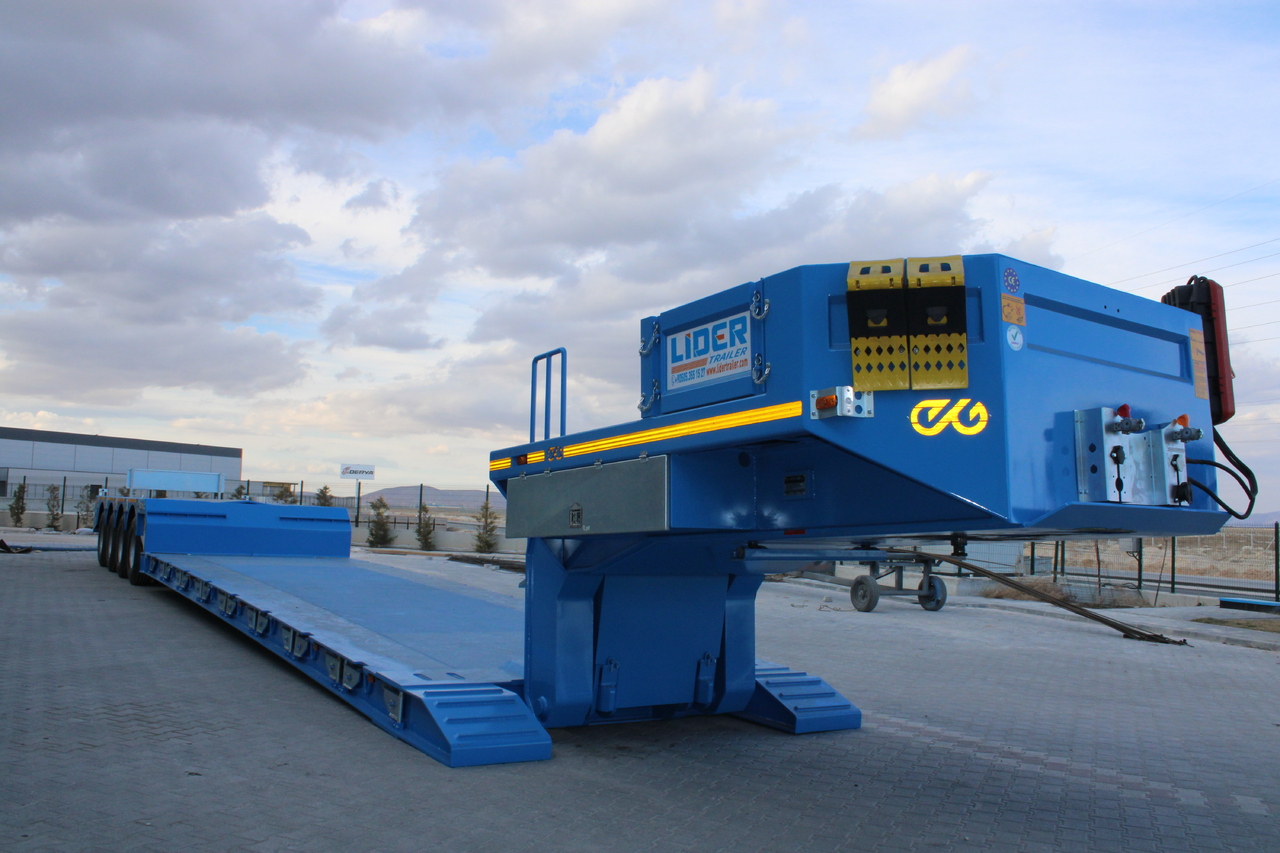 Semireboque baixa para transporte de máquinas pesadas nuevo LIDER 2025 READY IN STOCK UNUSED FRONT LOADING: foto 6