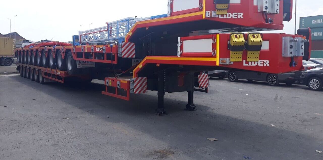 Semireboque baixa nuevo LIDER 2025 model 150 Tons capacity Lowbed semi trailer: foto 13