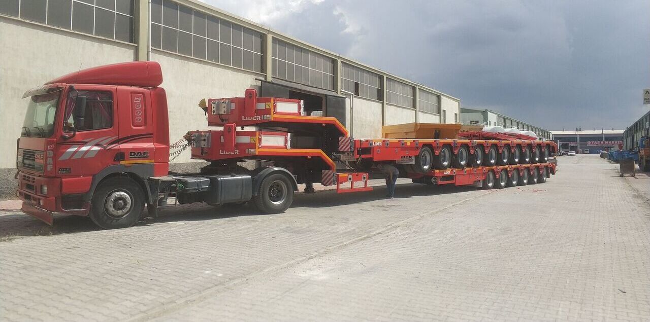 Semireboque baixa nuevo LIDER 2025 model 150 Tons capacity Lowbed semi trailer: foto 9