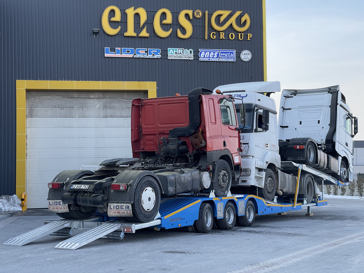 Semireboque transporte de veículos para transporte de máquinas pesadas nuevo LIDER LIDER NEW 2025 MODEL Car Carrier: foto 7