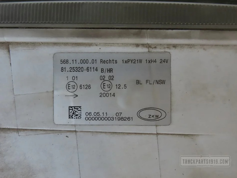 MAN Lighting Mistlamp met RAW Re. - Farol nevoeiro de Caminhão: foto 2 MAN Lighting Mistlamp met RAW Re. - Farol nevoeiro de Caminhão: foto 2