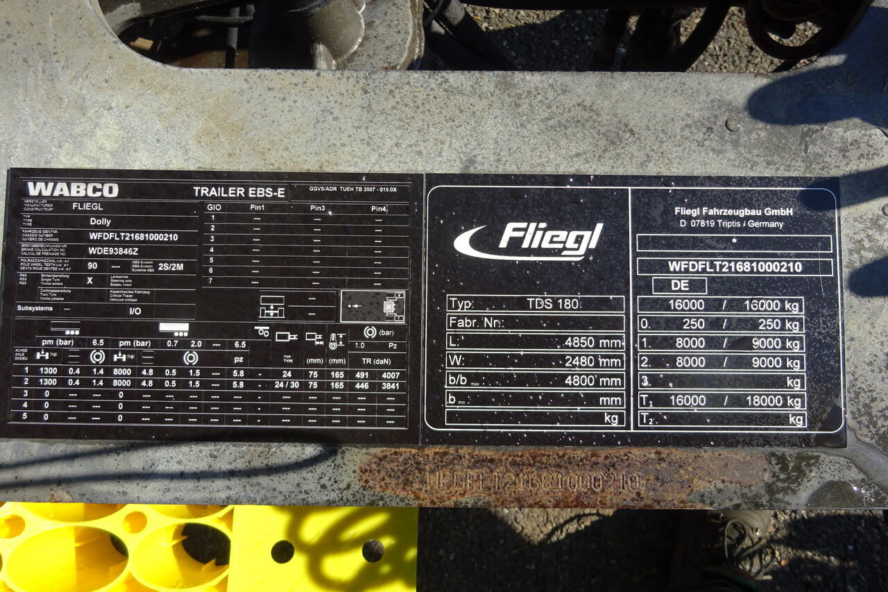 Reboque dolly FLIEGL Dolly TDS 180: foto 6 Reboque dolly FLIEGL Dolly TDS 180: foto 6