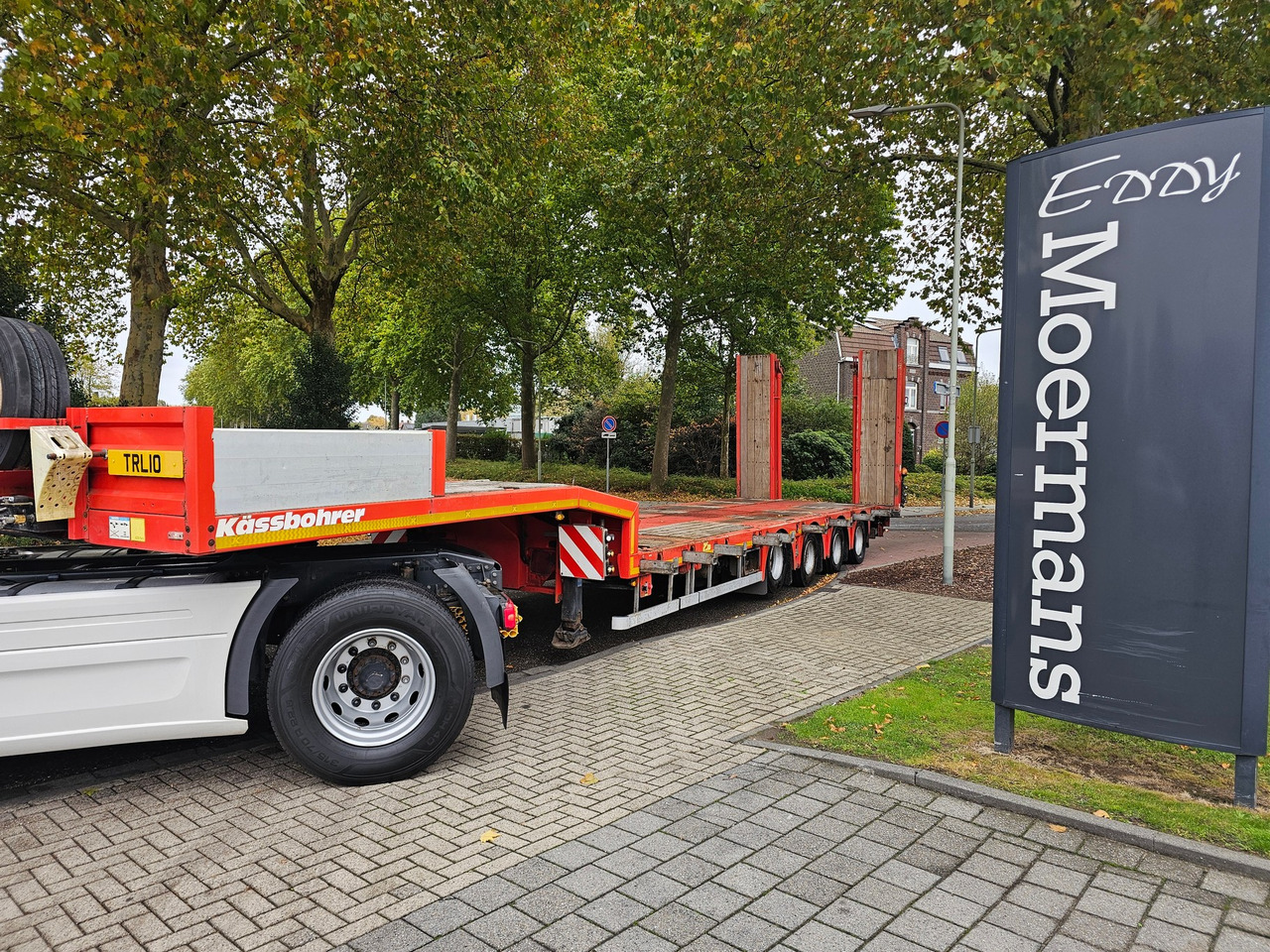 Kaessbohrer LB4E With Hydraulic Flip Ramps - Semireboque baixa: foto 1 Kaessbohrer LB4E With Hydraulic Flip Ramps - Semireboque baixa: foto 1