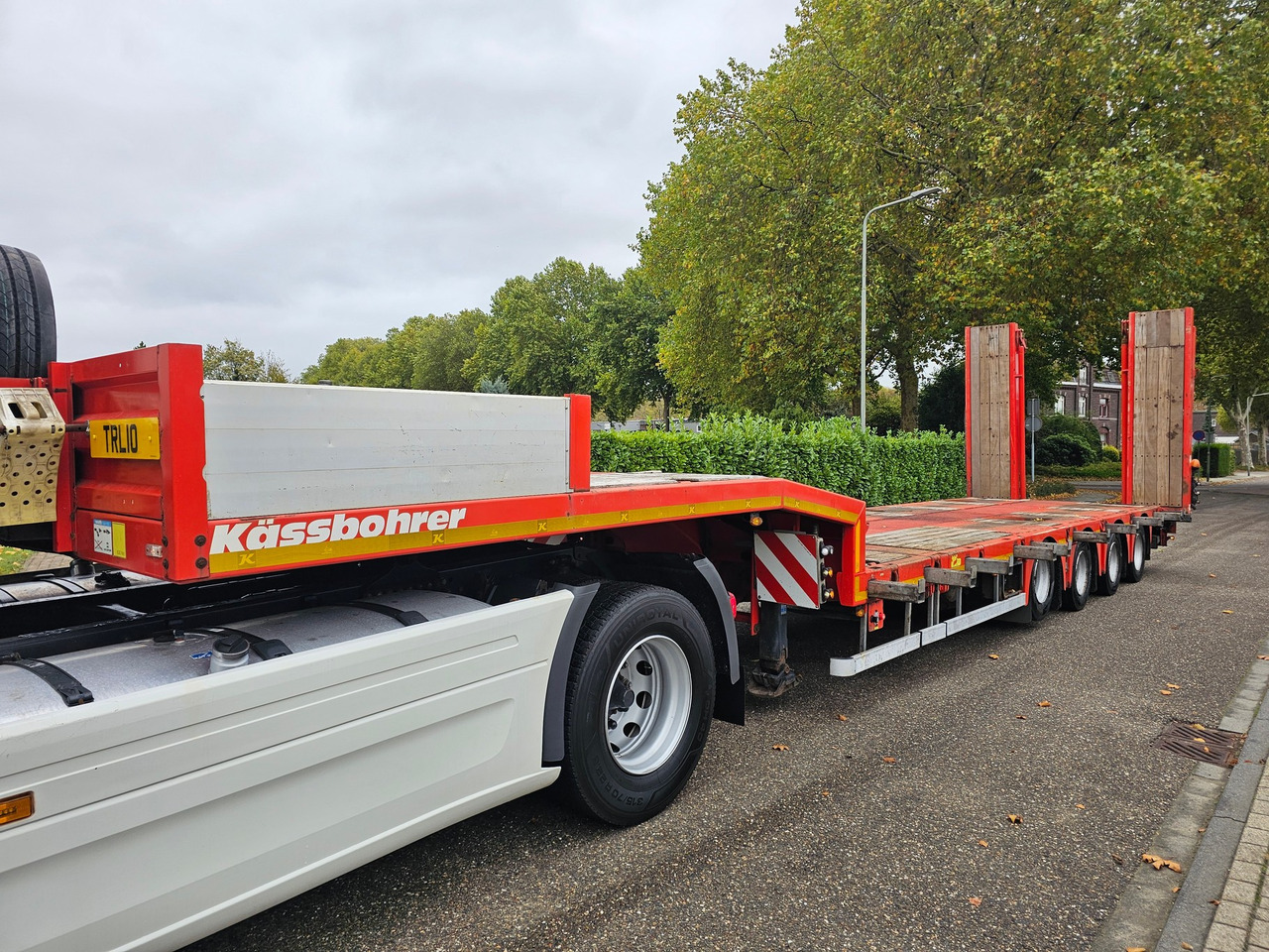 Kaessbohrer LB4E With Hydraulic Flip Ramps - Semireboque baixa: foto 4 Kaessbohrer LB4E With Hydraulic Flip Ramps - Semireboque baixa: foto 4