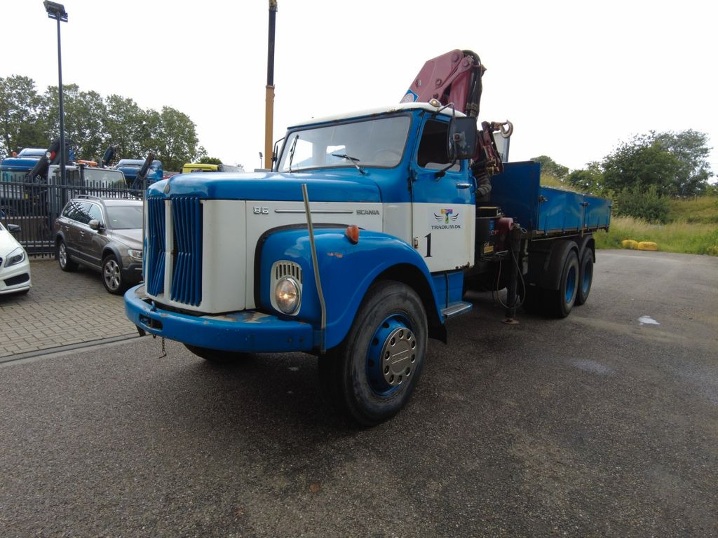 Scania 86 6x2 - Caminhão grua, Camião de caixa aberta/ Plataforma: foto 3 Scania 86 6x2 - Caminhão grua, Camião de caixa aberta/ Plataforma: foto 3