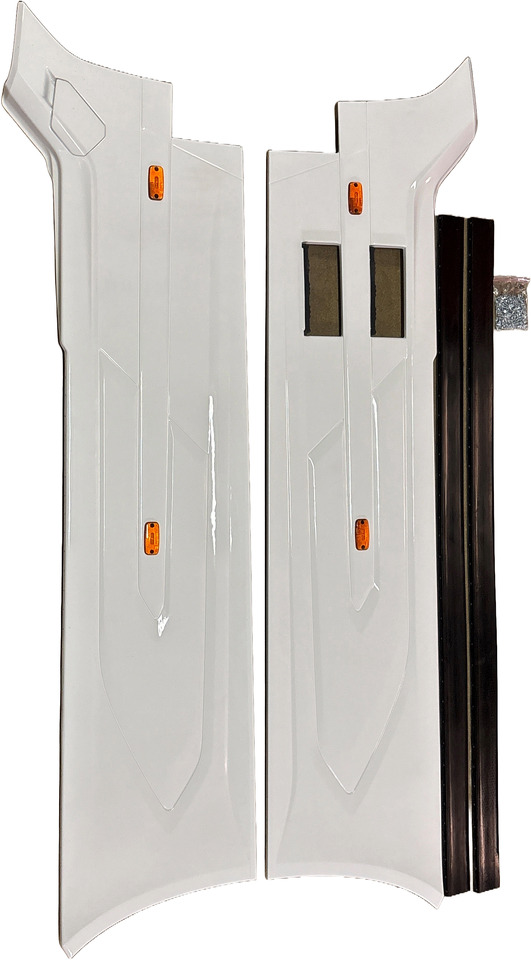 DAF XG XG+ XF ZIJSKIRT SET WB 4000mm 2022- COLOR CRISTAL WHITE , E1980,COMPLEET MET BEVESTIGING. 000217C1B - Para-choque de Caminhão: foto 1 DAF XG XG+ XF ZIJSKIRT SET WB 4000mm 2022- COLOR CRISTAL WHITE , E1980,COMPLEET MET BEVESTIGING. 000217C1B - Para-choque de Caminhão: foto 1