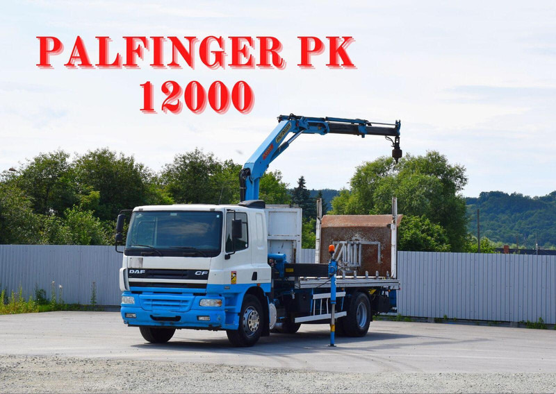 DAF CF 75.310 - Camião de caixa aberta/ Plataforma, Caminhão grua: foto 1 DAF CF 75.310 - Camião de caixa aberta/ Plataforma, Caminhão grua: foto 1