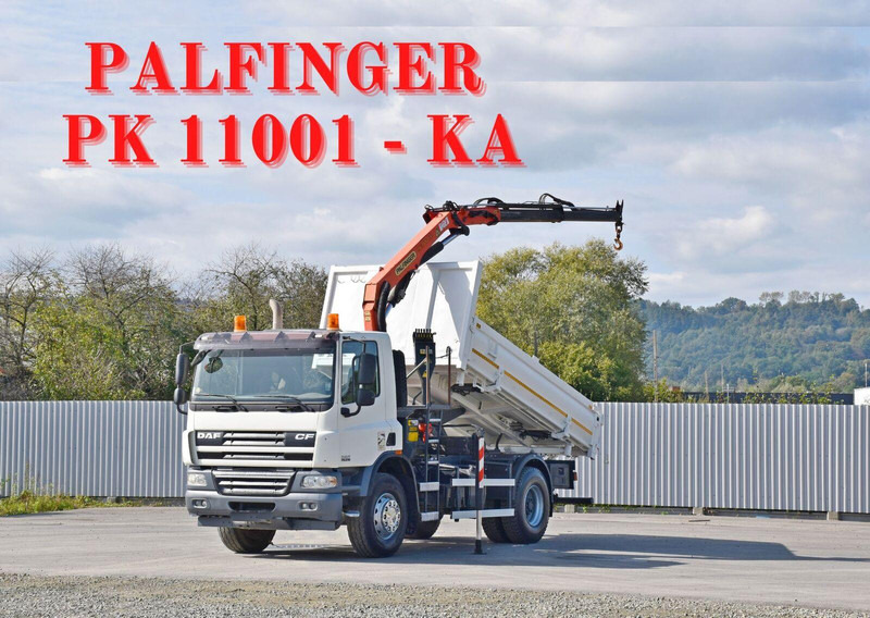 DAF CF 75.310 Kipper 4,30 m* KRAN * TOPZUSTAND - Caminhão basculante: foto 1 DAF CF 75.310 Kipper 4,30 m* KRAN * TOPZUSTAND - Caminhão basculante: foto 1