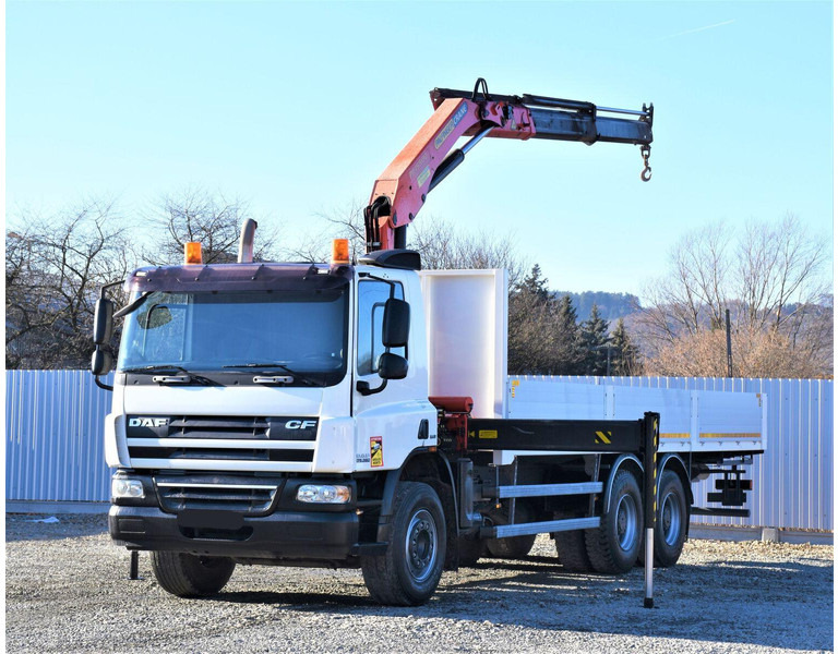DAF CF 75.360 - Camião de caixa aberta/ Plataforma, Caminhão grua: foto 2 DAF CF 75.360 - Camião de caixa aberta/ Plataforma, Caminhão grua: foto 2
