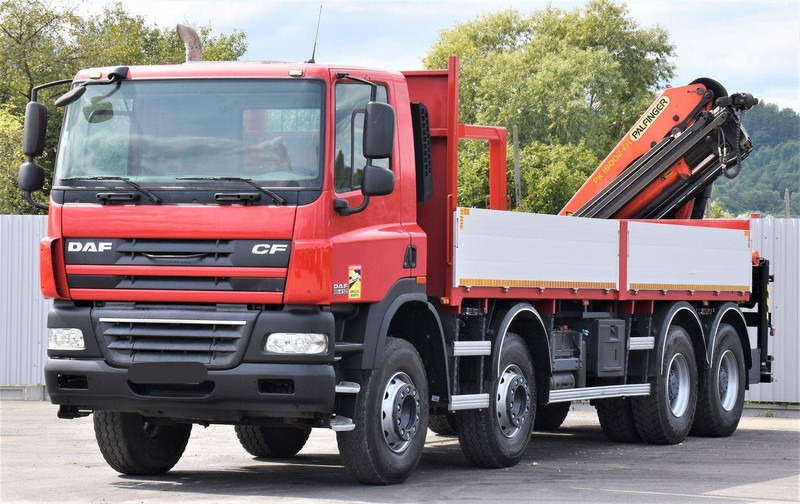 DAF CF 85.410 - Camião de caixa aberta/ Plataforma, Caminhão grua: foto 3 DAF CF 85.410 - Camião de caixa aberta/ Plataforma, Caminhão grua: foto 3