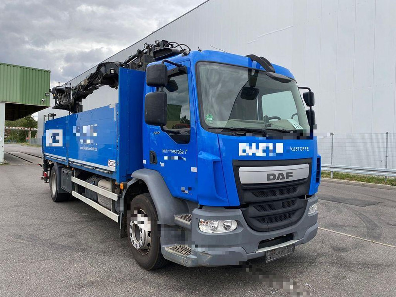 DAF LF 280 - Camião de caixa aberta/ Plataforma, Caminhão grua: foto 1 DAF LF 280 - Camião de caixa aberta/ Plataforma, Caminhão grua: foto 1