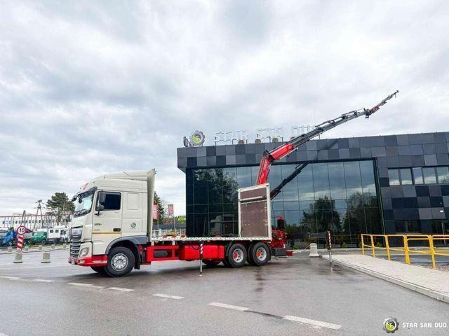 DAF XF 440 6x2 Fassi F365 FLY JIBCranePallet Grippe - Camião de caixa aberta/ Plataforma, Caminhão grua: foto 3 DAF XF 440 6x2 Fassi F365 FLY JIBCranePallet Grippe - Camião de caixa aberta/ Plataforma, Caminhão grua: foto 3