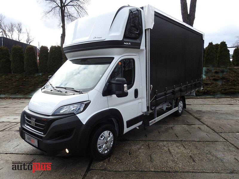 Fiat DUCATO NOWY PLANDEKA 10 PALET WEBASTO KLIMATYZACJA TEMPOMAT LEDY - Furgão de toldo: foto 1 Fiat DUCATO NOWY PLANDEKA 10 PALET WEBASTO KLIMATYZACJA TEMPOMAT LEDY - Furgão de toldo: foto 1