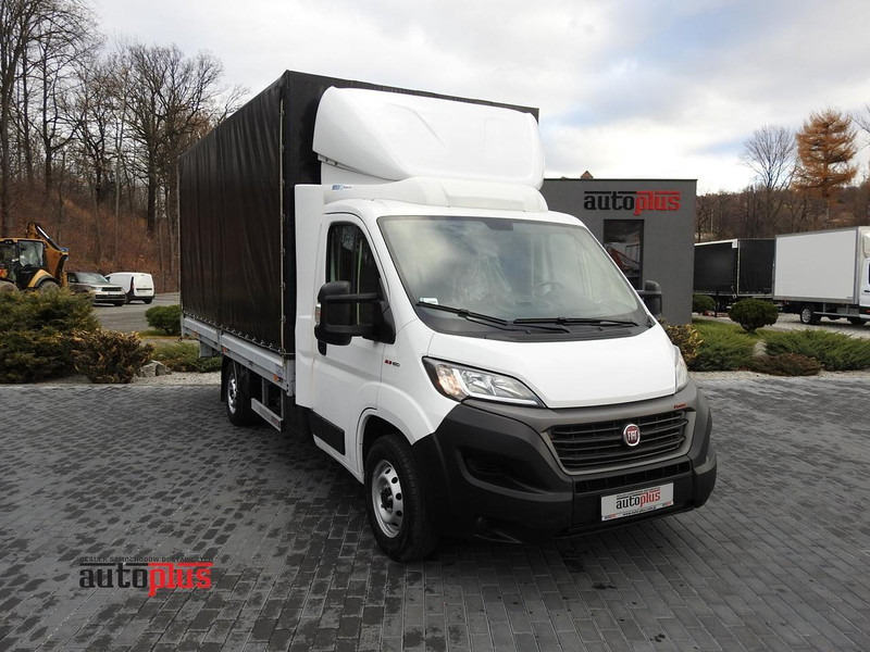 Fiat DUCATO PLANDEKA 10 PALET KLIMATYZACJA PNEUMATYKA 160KM [ T63576 - Furgão de toldo: foto 1 Fiat DUCATO PLANDEKA 10 PALET KLIMATYZACJA PNEUMATYKA 160KM [ T63576 - Furgão de toldo: foto 1