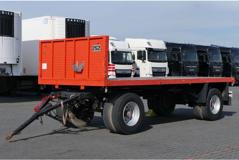 Fruehauf CODER / PRZYCZEPA DO BUDOWLANKI / Długość : 6 M / waga: 3900 kg - Reboque plataforma/ Caixa aberta: foto 2 Fruehauf CODER / PRZYCZEPA DO BUDOWLANKI / Długość : 6 M / waga: 3900 kg - Reboque plataforma/ Caixa aberta: foto 2