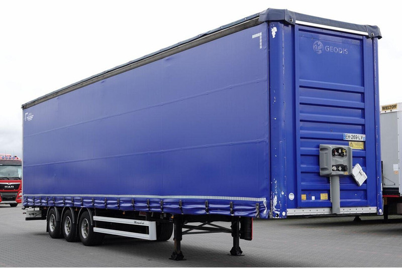 Fruehauf FIRANKA / MEGA / LOW DECK /  BARDZO MOCNA PODŁOGA SZYNA-DESKA / - Semi-reboque de lona: foto 1 Fruehauf FIRANKA / MEGA / LOW DECK /  BARDZO MOCNA PODŁOGA SZYNA-DESKA / - Semi-reboque de lona: foto 1