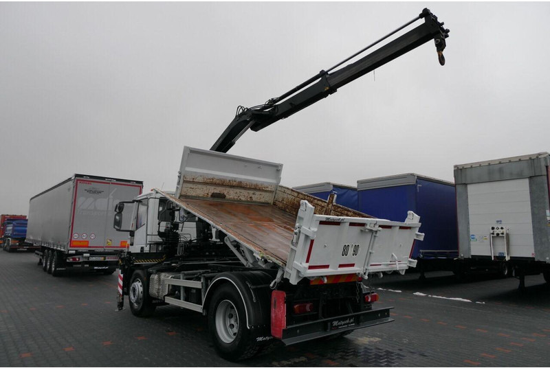 Iveco 19 - 320 KM / E 6 / Wywrotka + HDS / HYDROBURTA / 3 STRONNY KIPP - Caminhão basculante, Caminhão grua: foto 3 Iveco 19 - 320 KM / E 6 / Wywrotka + HDS / HYDROBURTA / 3 STRONNY KIPP - Caminhão basculante, Caminhão grua: foto 3