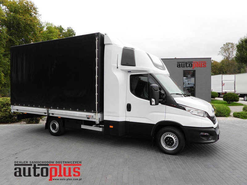 Iveco DAILY 35S18 PLANDEKA 10 PALET WEBASTO TEMPOMAT PNEUMATYKA KLIMAT - Furgão de toldo: foto 1 Iveco DAILY 35S18 PLANDEKA 10 PALET WEBASTO TEMPOMAT PNEUMATYKA KLIMAT - Furgão de toldo: foto 1