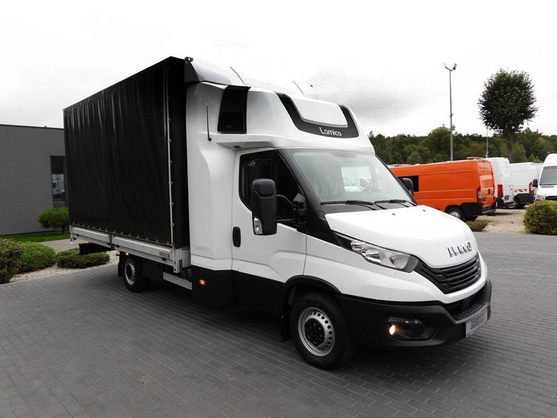 Iveco DAILY 35S18 PLANDEKA 10 PALET WEBASTO TEMPOMAT PNEUMATYKA KLIMAT - Furgão de toldo: foto 4 Iveco DAILY 35S18 PLANDEKA 10 PALET WEBASTO TEMPOMAT PNEUMATYKA KLIMAT - Furgão de toldo: foto 4