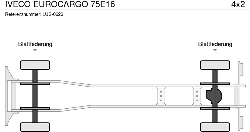 Caminhão basculante Iveco EUROCARGO 75E16: foto 15