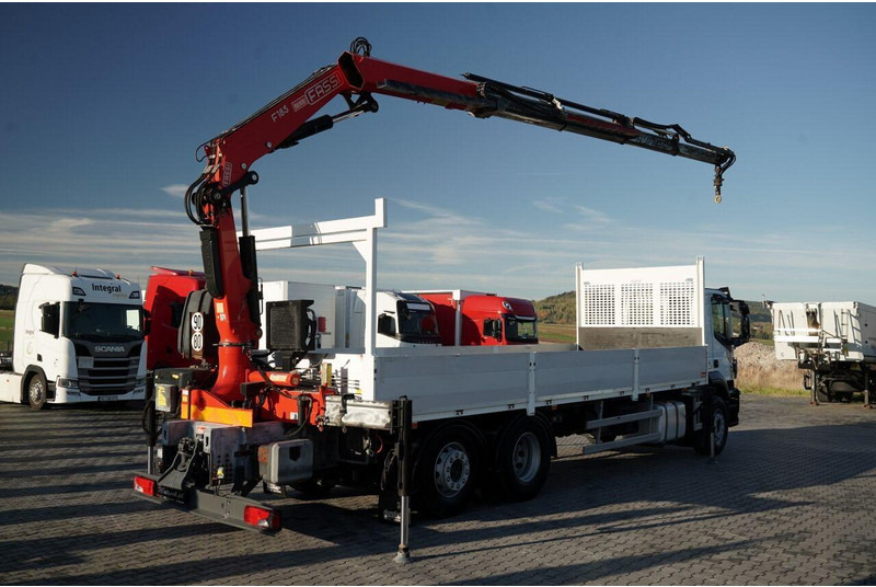 Iveco STRALIS 460 / 6X2 / SKRZYNIOWY 8,1 m + HDS FASSI. F185 MAX UDŹWI - Camião de caixa aberta/ Plataforma, Caminhão grua: foto 4 Iveco STRALIS 460 / 6X2 / SKRZYNIOWY 8,1 m + HDS FASSI. F185 MAX UDŹWI - Camião de caixa aberta/ Plataforma, Caminhão grua: foto 4