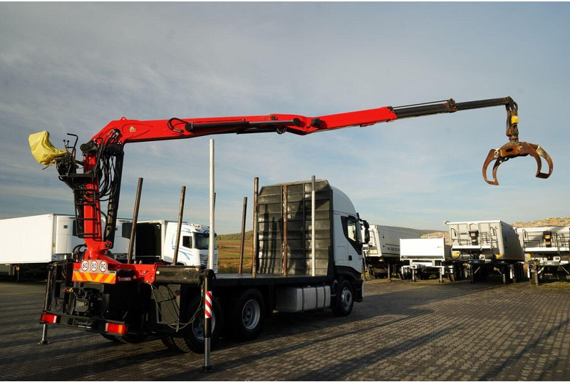 Iveco STRALIS 560 / 6X4 / DO DREWNA / DO DRZEWA / DO LASU / HDS PALFIN - Caminhão florestal, Caminhão grua: foto 5 Iveco STRALIS 560 / 6X4 / DO DREWNA / DO DRZEWA / DO LASU / HDS PALFIN - Caminhão florestal, Caminhão grua: foto 5