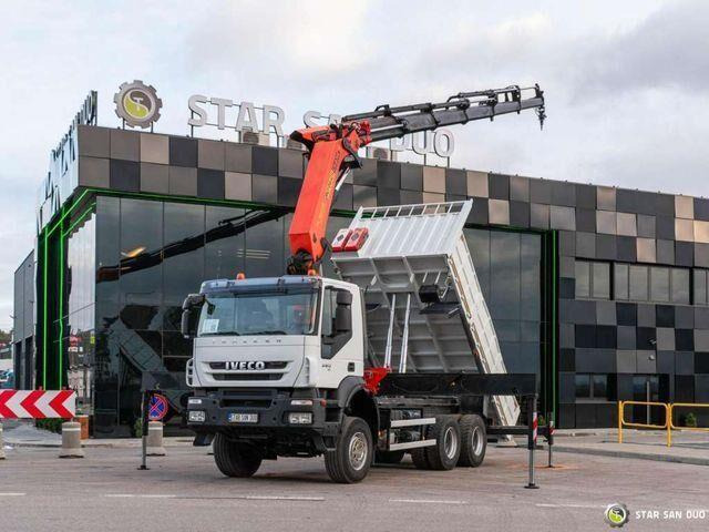 Iveco TRAKKER 360 6x6 PALFINGER PK 36002 Crane Kipper - Caminhão basculante, Caminhão grua: foto 3 Iveco TRAKKER 360 6x6 PALFINGER PK 36002 Crane Kipper - Caminhão basculante, Caminhão grua: foto 3