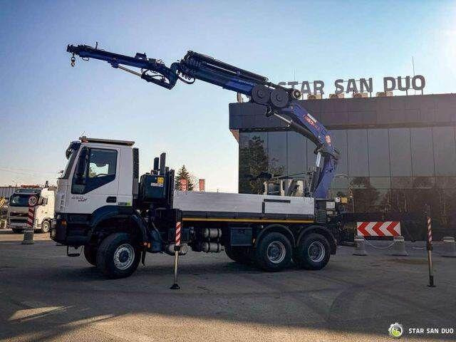 Iveco TRAKKER 450 6x6 PM41S FLY JIB Crane Kipper - Camião de caixa aberta/ Plataforma, Caminhão grua: foto 5 Iveco TRAKKER 450 6x6 PM41S FLY JIB Crane Kipper - Camião de caixa aberta/ Plataforma, Caminhão grua: foto 5