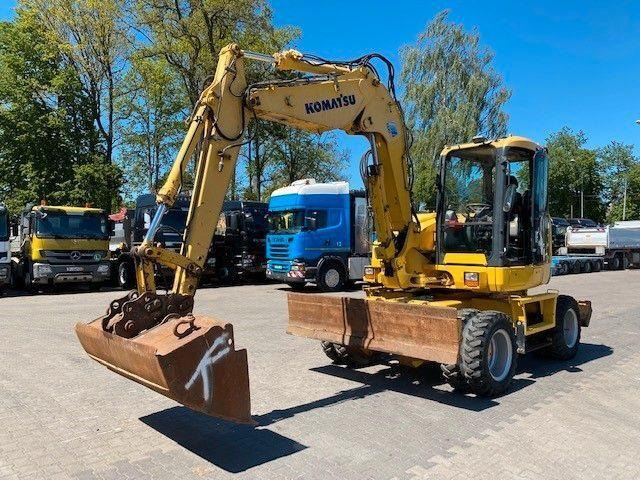 Komatsu PW 118 MR-8 - Escavadeira de rodas: foto 3 Komatsu PW 118 MR-8 - Escavadeira de rodas: foto 3