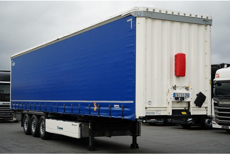 Krone FIRANKA / STANDARD  / KOSZ NA PALETY / PLANDEKA ZBROJONA / SPROW - Semi-reboque de lona: foto 1 Krone FIRANKA / STANDARD  / KOSZ NA PALETY / PLANDEKA ZBROJONA / SPROW - Semi-reboque de lona: foto 1