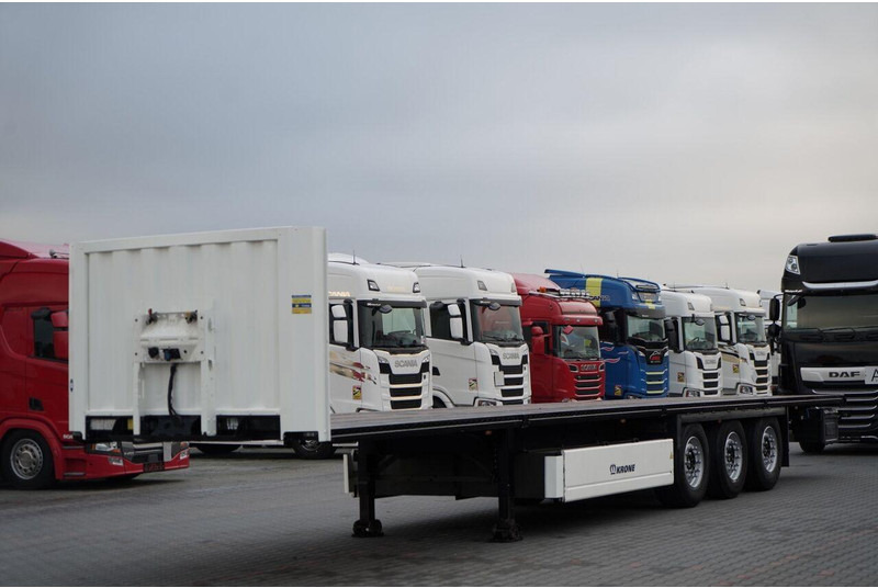 Krone / NACZEPA PLATFORMA / OŚ PODNOSZONA / KOSZ NA PALETY - Semi-reboque plataforma/ Caixa aberta: foto 2 Krone / NACZEPA PLATFORMA / OŚ PODNOSZONA / KOSZ NA PALETY - Semi-reboque plataforma/ Caixa aberta: foto 2