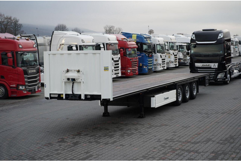 Krone / NACZEPA PLATFORMA / OŚ PODNOSZONA / KOSZ NA PALETY - Semi-reboque plataforma/ Caixa aberta: foto 1 Krone / NACZEPA PLATFORMA / OŚ PODNOSZONA / KOSZ NA PALETY - Semi-reboque plataforma/ Caixa aberta: foto 1