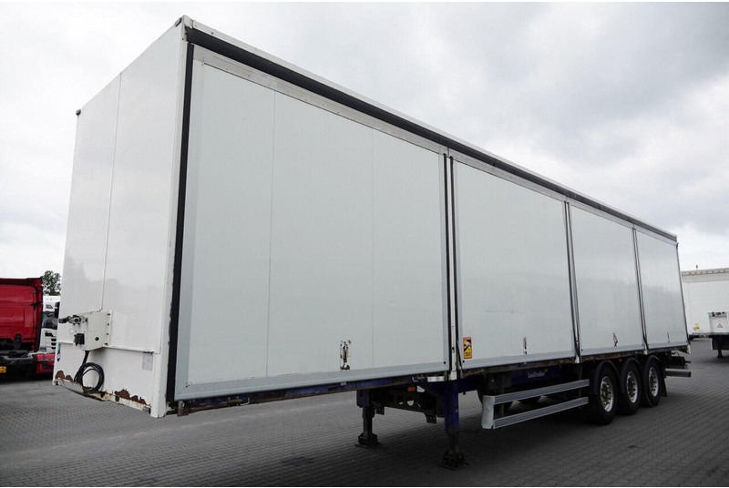 Lecitrailer KONTENER / KOFFER / OTWIERANE BOKI / MOCNA PODŁOGA SZYNA DESKA - Semireboque furgão: foto 4 Lecitrailer KONTENER / KOFFER / OTWIERANE BOKI / MOCNA PODŁOGA SZYNA DESKA - Semireboque furgão: foto 4