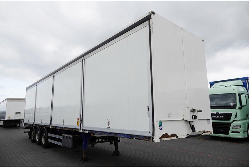 Lecitrailer KONTENER / KOFFER / OTWIERANE BOKI / MOCNA PODŁOGA SZYNA DESKA - Semireboque furgão: foto 2 Lecitrailer KONTENER / KOFFER / OTWIERANE BOKI / MOCNA PODŁOGA SZYNA DESKA - Semireboque furgão: foto 2