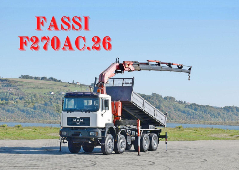 MAN 41.460 *FASSI F270AC.26 * 8x8 ! TOPZUSTAND - Caminhão basculante, Caminhão grua: foto 1 MAN 41.460 *FASSI F270AC.26 * 8x8 ! TOPZUSTAND - Caminhão basculante, Caminhão grua: foto 1