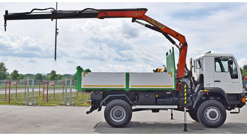 MAN LE 18.280 Kipper 3,70 m + PK 9501 /4x4 - Caminhão basculante, Caminhão grua: foto 5 MAN LE 18.280 Kipper 3,70 m + PK 9501 /4x4 - Caminhão basculante, Caminhão grua: foto 5