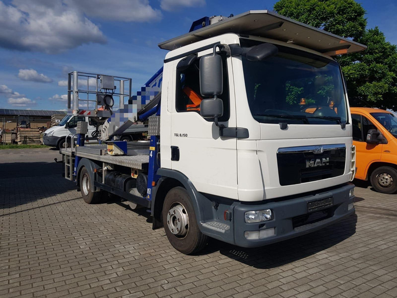 MAN TGL 8.150 22M Multitel - Camião de caixa aberta/ Plataforma, Caminhão grua: foto 3 MAN TGL 8.150 22M Multitel - Camião de caixa aberta/ Plataforma, Caminhão grua: foto 3