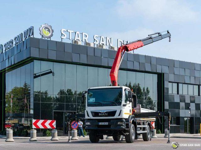 MAN TGM 18.250 4x4 Fassi F215A.0.23 Active HDS Cran - Camião de caixa aberta/ Plataforma, Caminhão grua: foto 1 MAN TGM 18.250 4x4 Fassi F215A.0.23 Active HDS Cran - Camião de caixa aberta/ Plataforma, Caminhão grua: foto 1