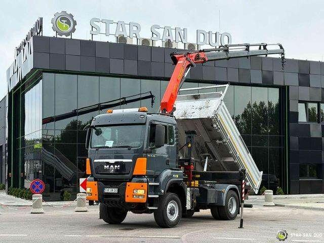 MAN TGS 18.480 PALFINGER PK 16502 HDS Crane,Kipper - Caminhão basculante, Caminhão grua: foto 2 MAN TGS 18.480 PALFINGER PK 16502 HDS Crane,Kipper - Caminhão basculante, Caminhão grua: foto 2
