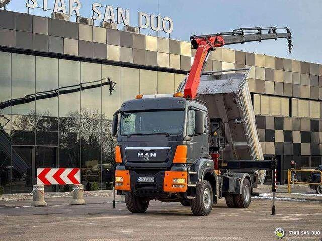 MAN TGS 18.480 PALFINGER PK 16502 HDS Crane,Kipper - Caminhão basculante, Caminhão grua: foto 3 MAN TGS 18.480 PALFINGER PK 16502 HDS Crane,Kipper - Caminhão basculante, Caminhão grua: foto 3